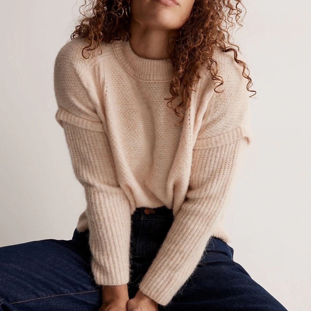 Madewell Cable Havener Pullover Sweater - Picture 3 of 10